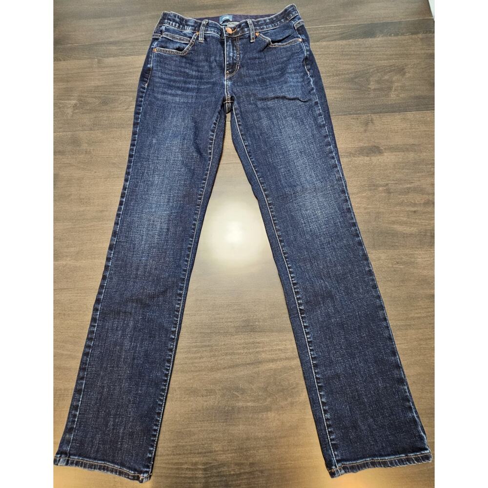 Jag Jeans Women's Size 8 Blue Cotton Blend Stretch Dark Wash Ruby Straight